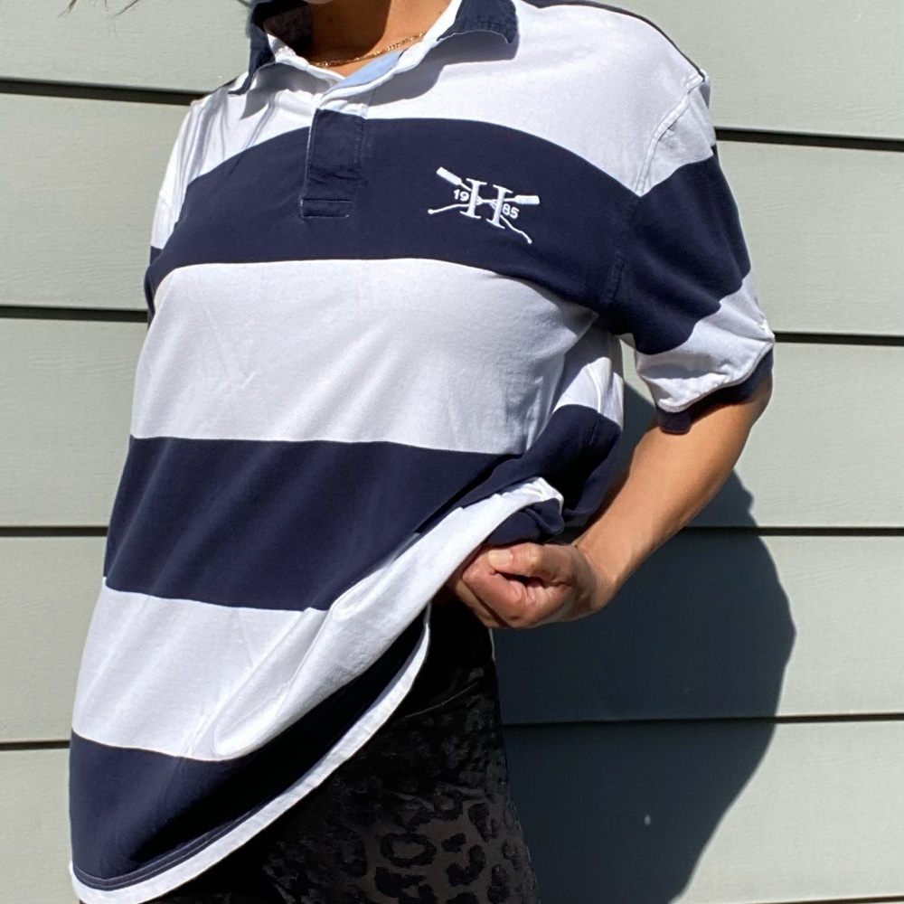 Oversized Tommy Hilfiger collared shirt